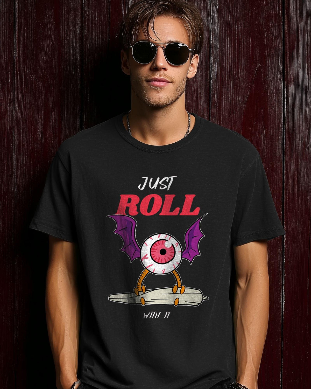 Just Roll With It Unisex organic cotton t-shirt
