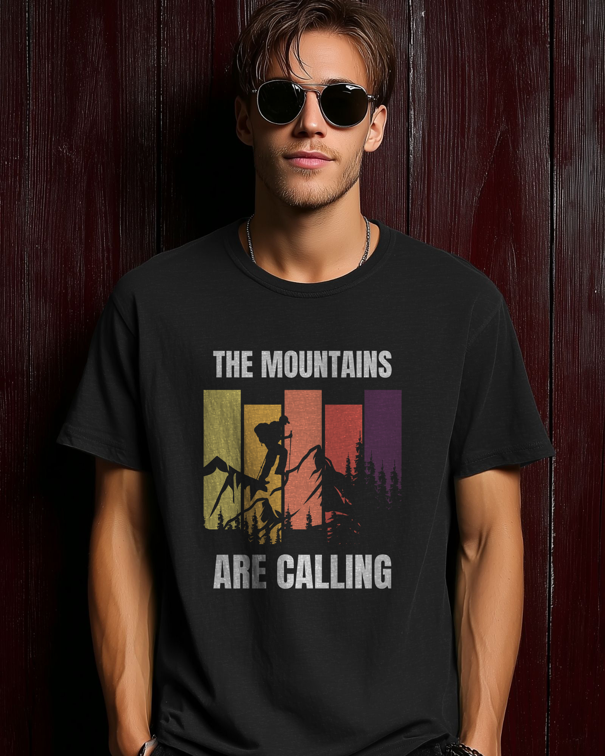 The Mountains Are Calling Unisex organic cotton t-shirt