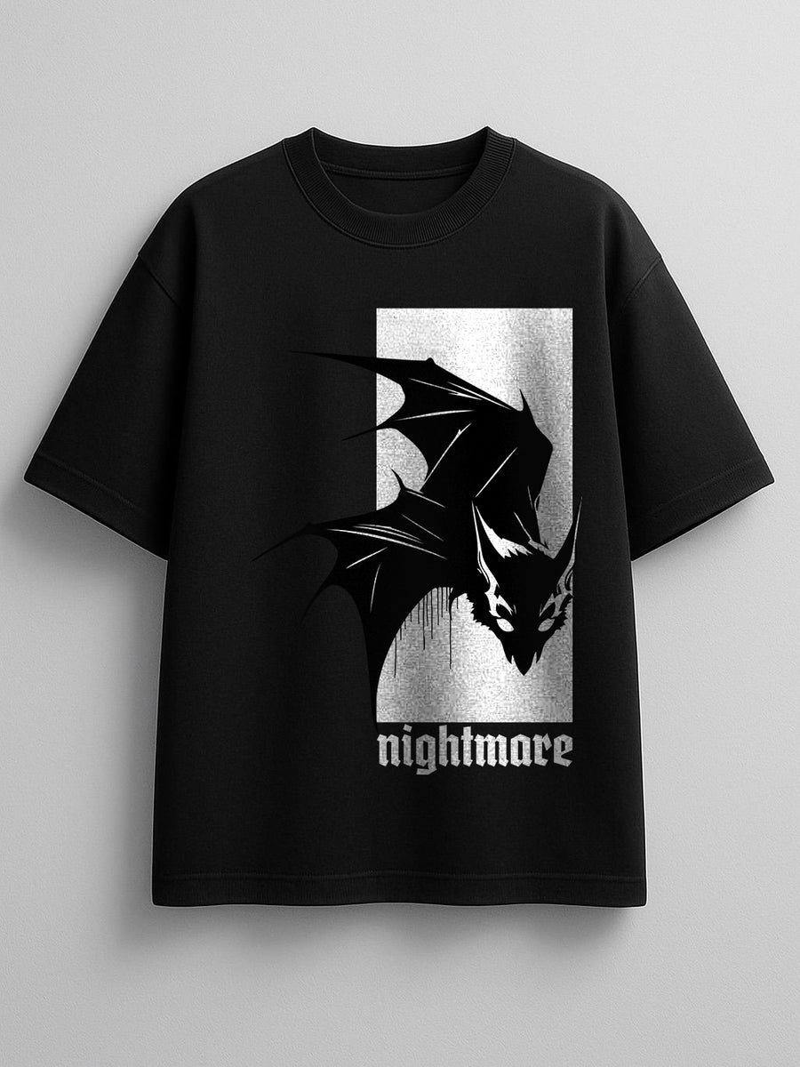 Bat Nightmare Oversized Tee