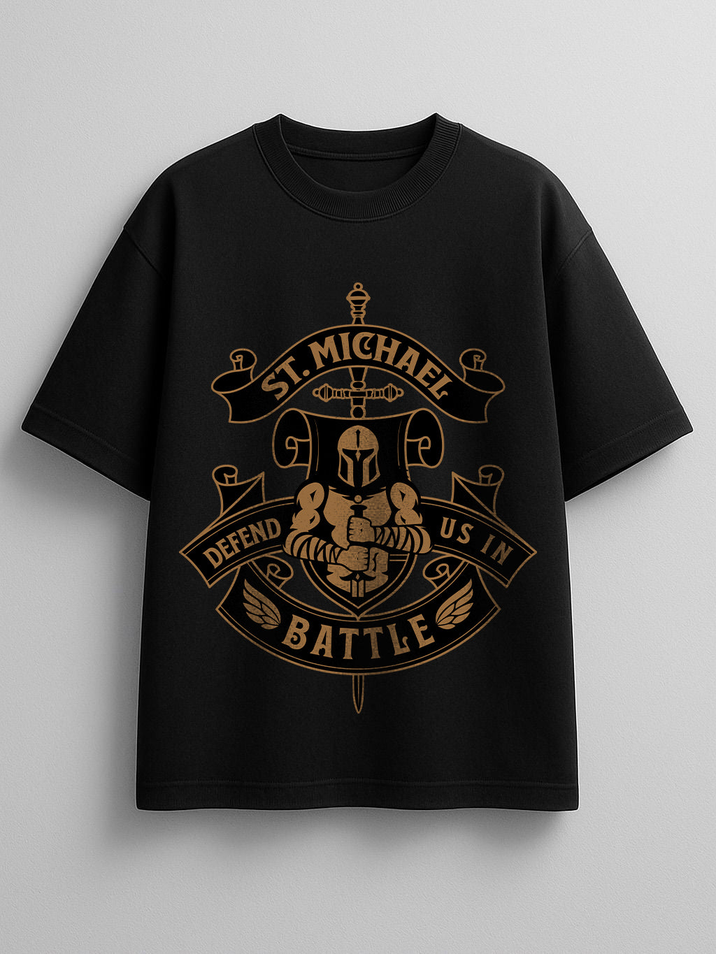 Defend Us In Battle Oversized Tee