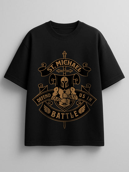 Defend Us In Battle Oversized Tee
