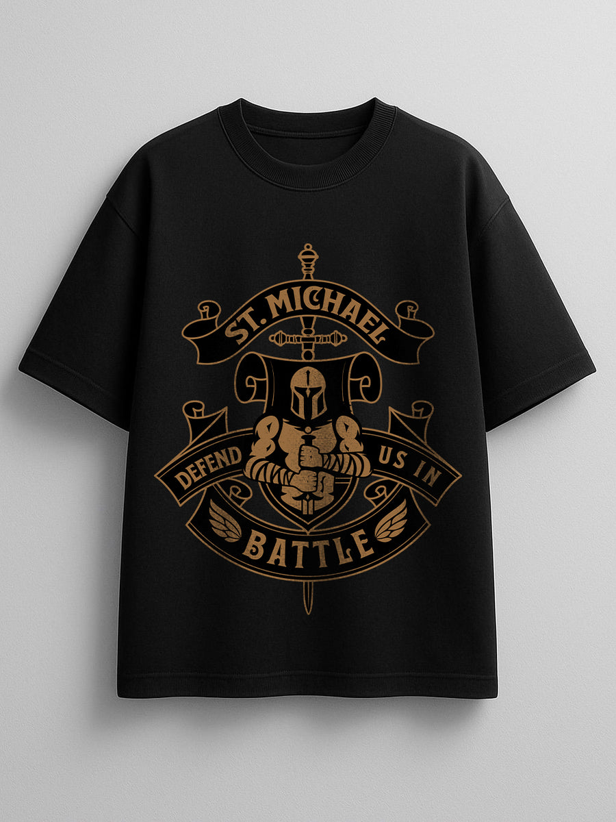 Defend Us In Battle Oversized Tee