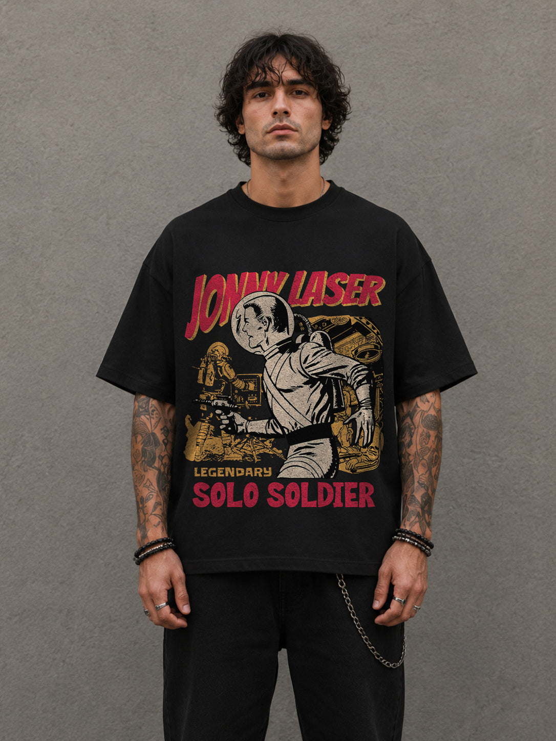 Jonny Laser Oversized Tee