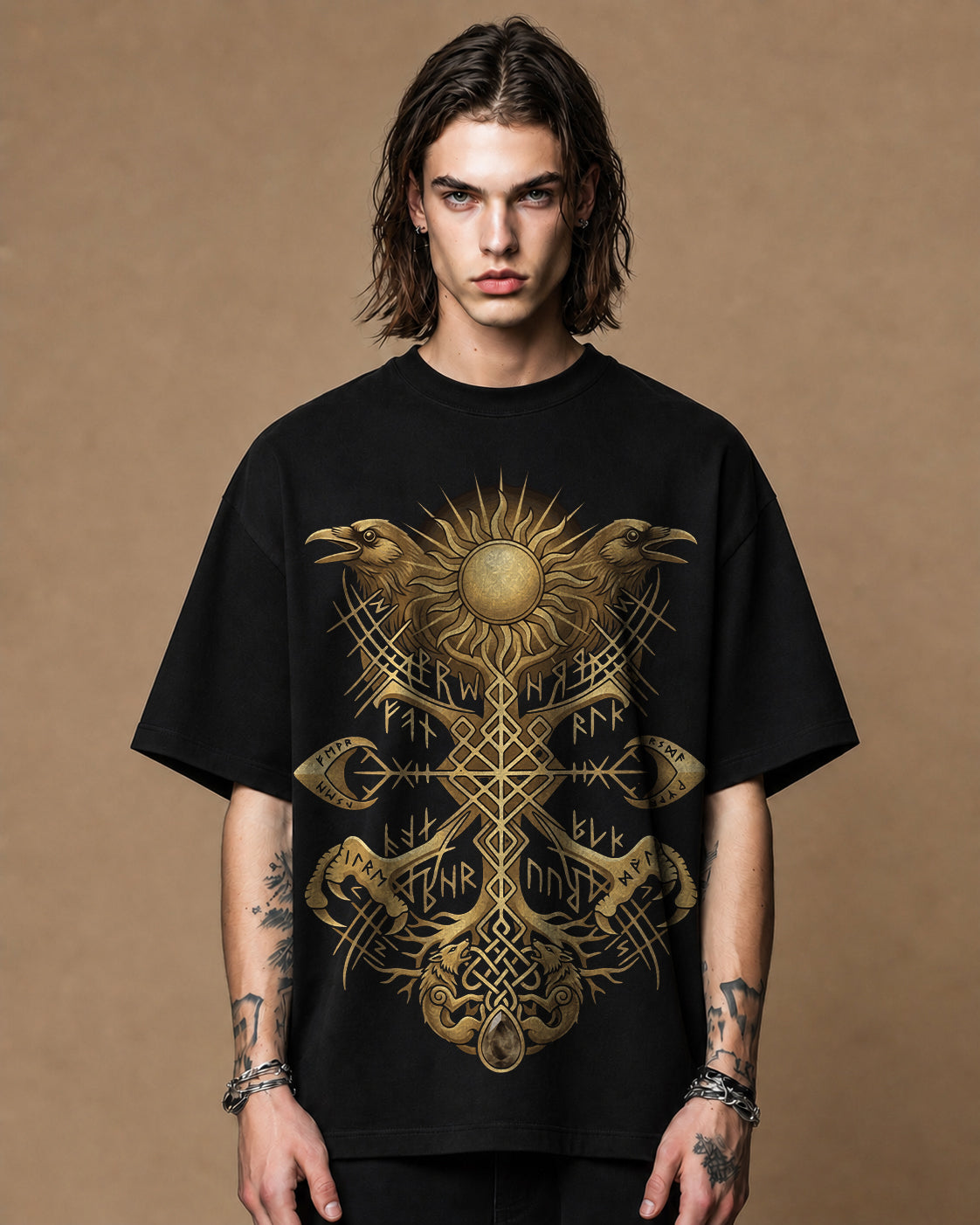 Whispers of Yggdrasil Oversized Tee