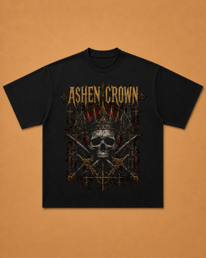 Ashen Crown Oversized Tee