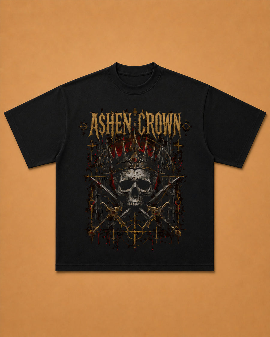 Ashen Crown Oversized Tee