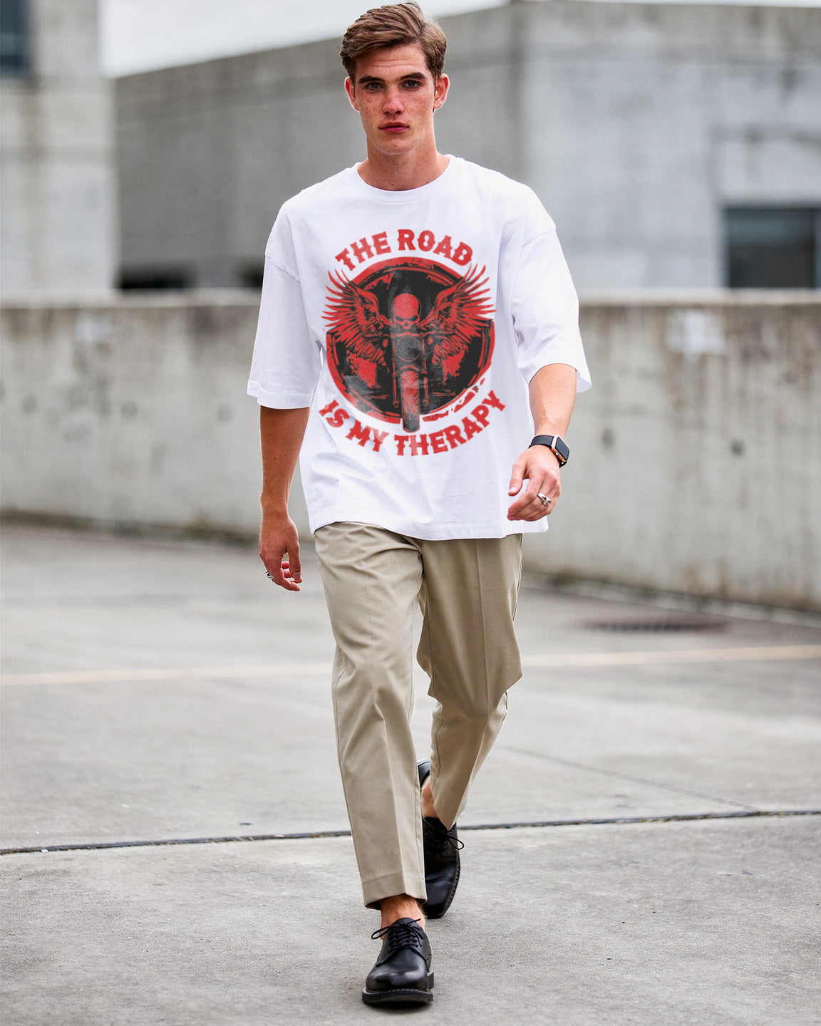 Road Therapy Oversized Tee